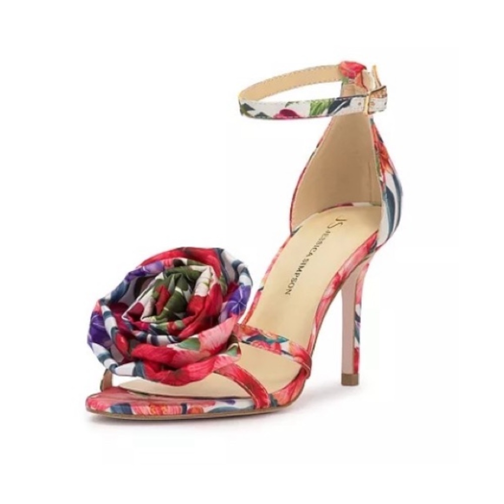 Jessica Simpson Womens Taiga Heeled Sandals, 9 Medium, Pink - Picture 2 of 5